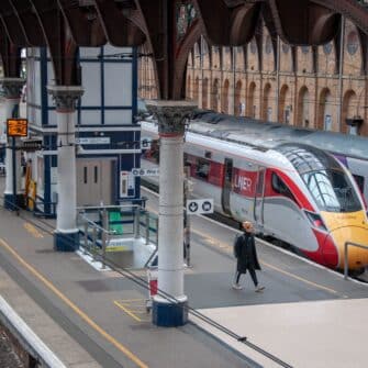 York,,Yorkshire,England,-,October,21,2019:,Lner,Azuma,Train