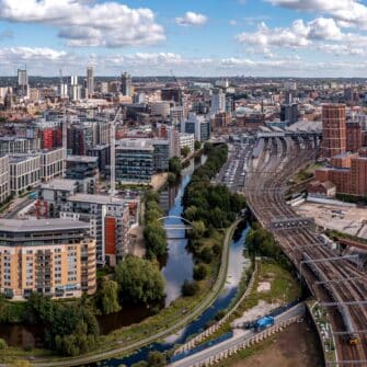 Leeds,,Uk,-,August,15,,2023.,An,Aerial,Panoramic,View